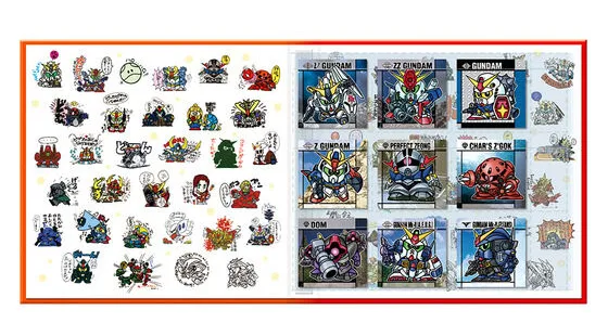 「元祖SDガンダムスナック」のシールを一冊に　描き下ろしナイチンゲール付き専用バインダー登場