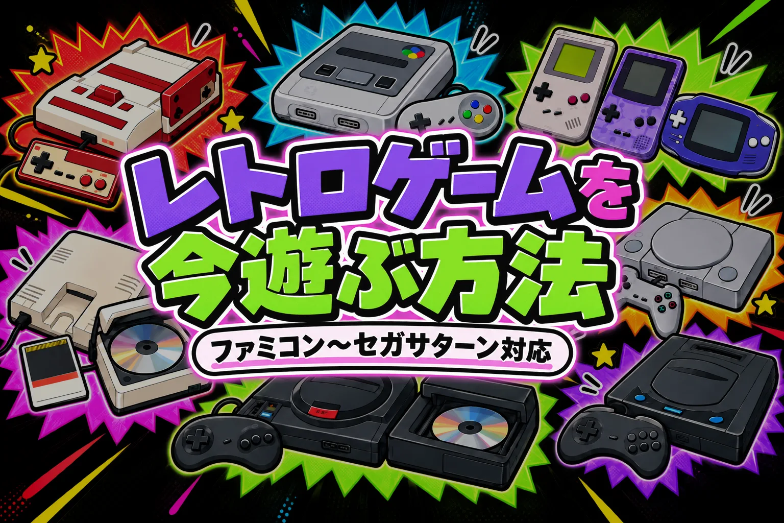 レトロゲームを今遊ぶ方法