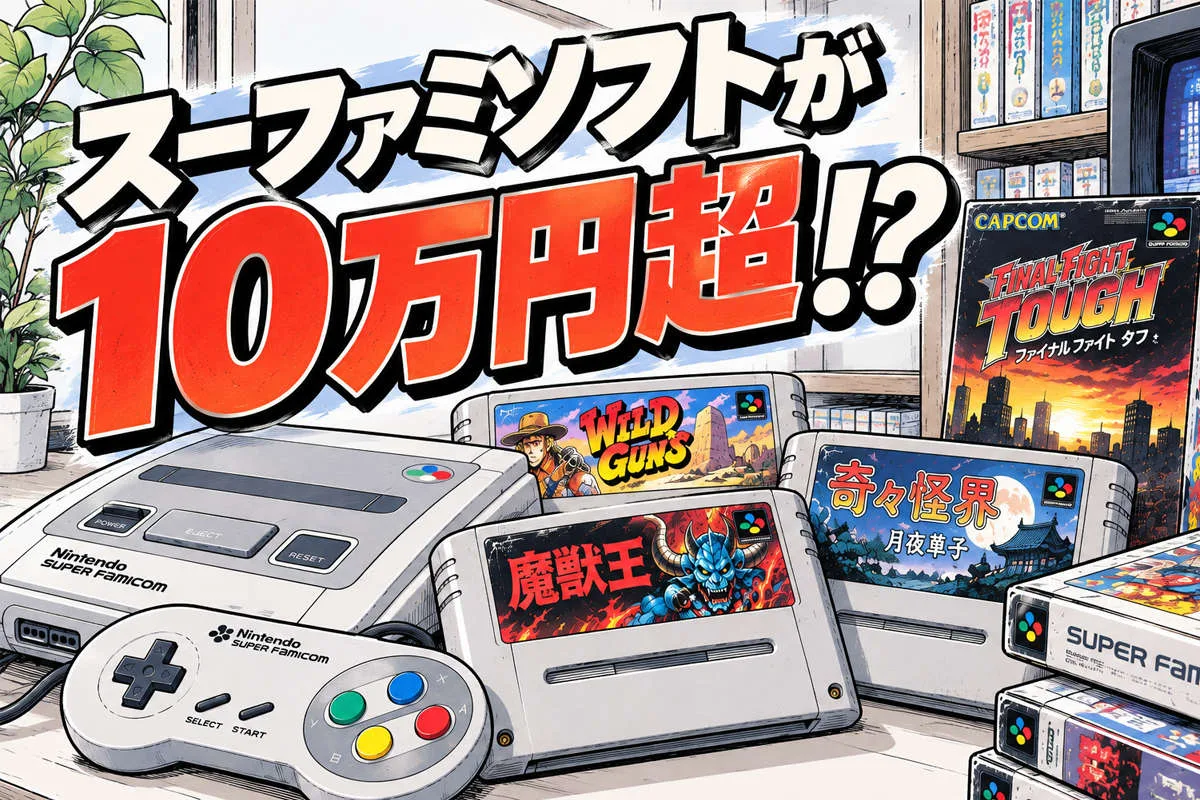 スーパーファミコンのプレミアソフトはなぜ高い？定価の10倍超えの理由を調べた